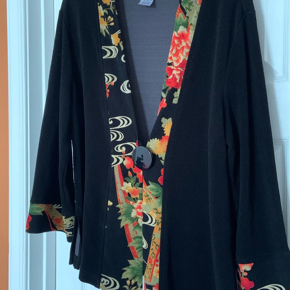 Soft Surroundings Jacket Beautiful Asian Style - image 2